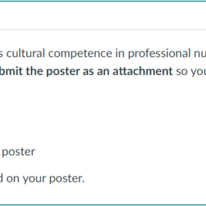 NR394 Week 7 Discussion: Presentation of Course Project Part 3