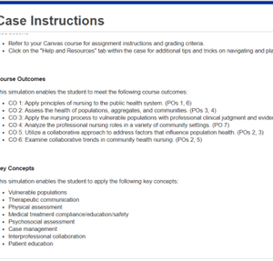 NR436 Week 7 Case: James Monsoor