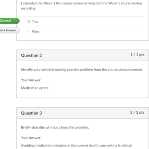 NR439 Week 2: Check-In