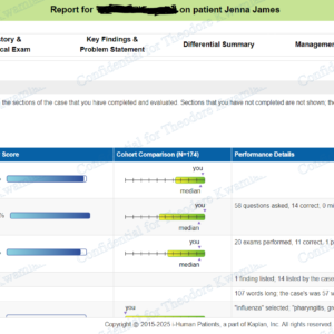 NR509 Week 3 Case: Jenna James