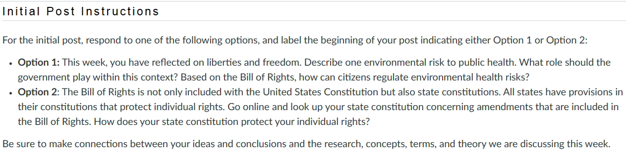 POLI330N Week 7: Our Struggle for Freedom, Civil Liberties And Political Equality