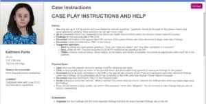 NR509 Week 6 Case Kathleen Parks