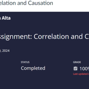 Correlation and Causation