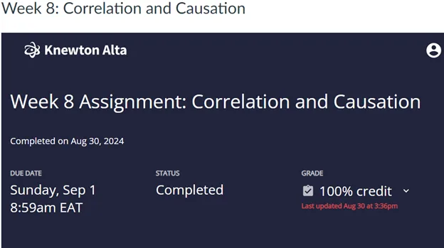 Correlation and Causation