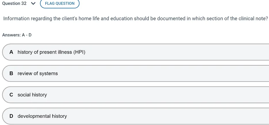 NR548 WEEK 6 EXAM 3