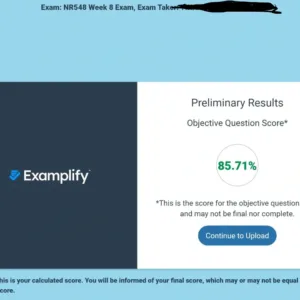 NR548 Week 8: Exam 4