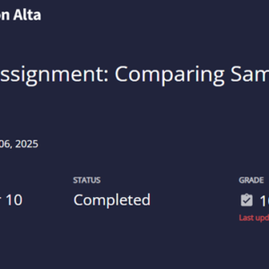 MATH225N Week 1: Comparing Sampling Methods