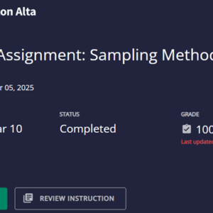 MATH225N Week 1: Sampling Methods