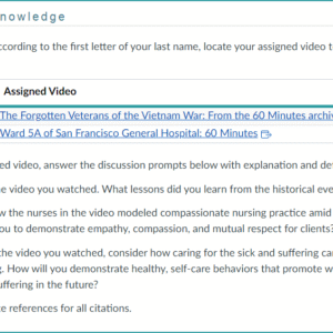 NR393 Week 5 Discussion: Lessons on Compassion and Resilience