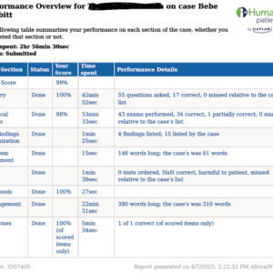 NR509 Week 6 iHuman Case: Bebe Babbit