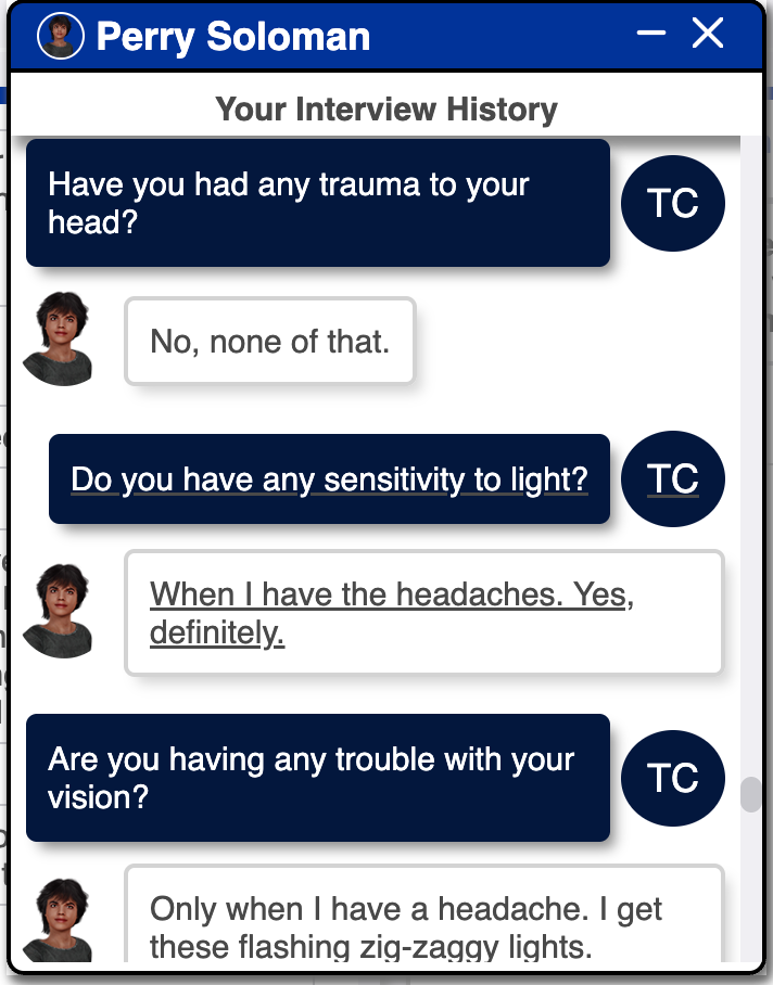 NR509 Week 6 iHuman: Perry Soloman