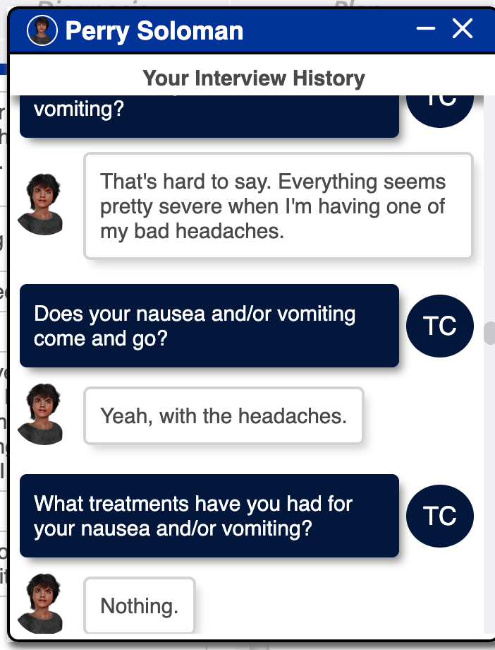 NR509 Week 6 iHuman: Perry Soloman