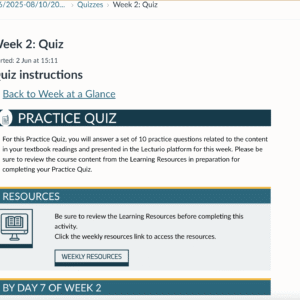NURS-6501C Week 2 Quiz