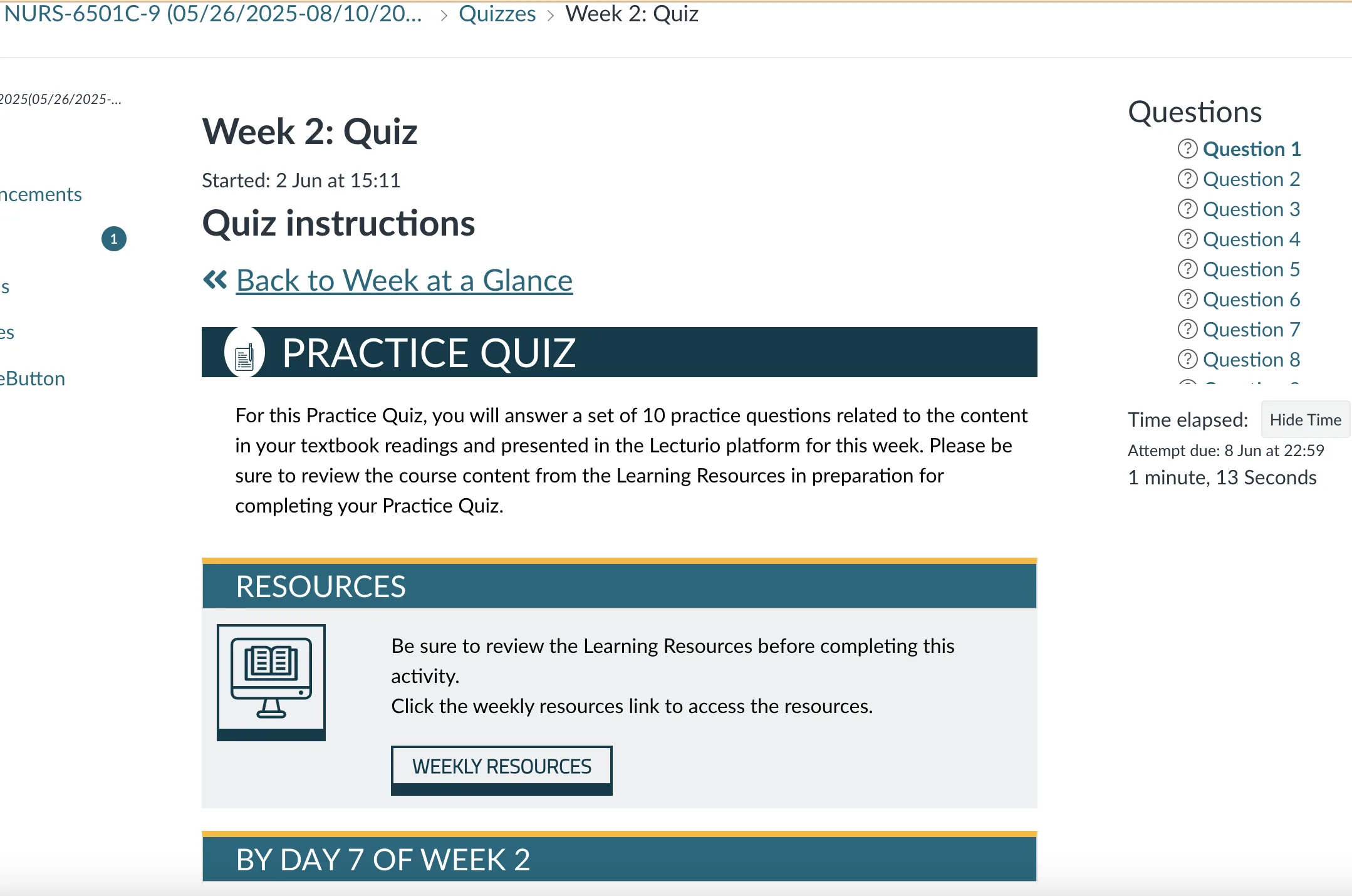 NURS-6501C Week 2 Quiz - Image 2