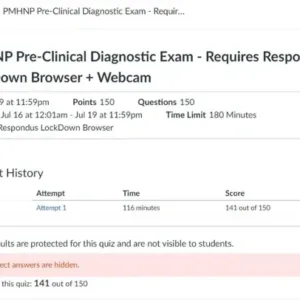 NR547 Week 2: CEA Pre-Clinical Diagnostic Exam