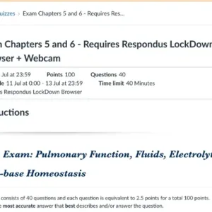 NUR-502 Exam: Chapters 5 and 6