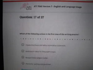 ATI TEAS Version 7 English & Language Usage