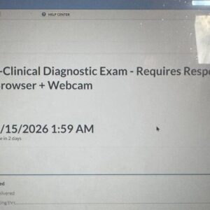 NR547 Week 2: PMHNP Pre-Clinical Diagnostic Exam (July-2026)