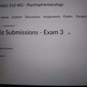 NSG-552 Exam 3 Aug 2026