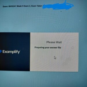 BIOS241 Week 5 Exam 2 (Oct 2026)