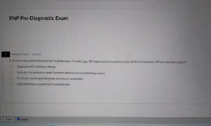 NR603 FNP Pre-Diagnostic Exam Sept 2026