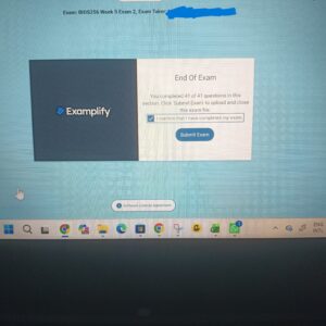 BIOS256 Week 5 Exam 2 (Oct 2026)
